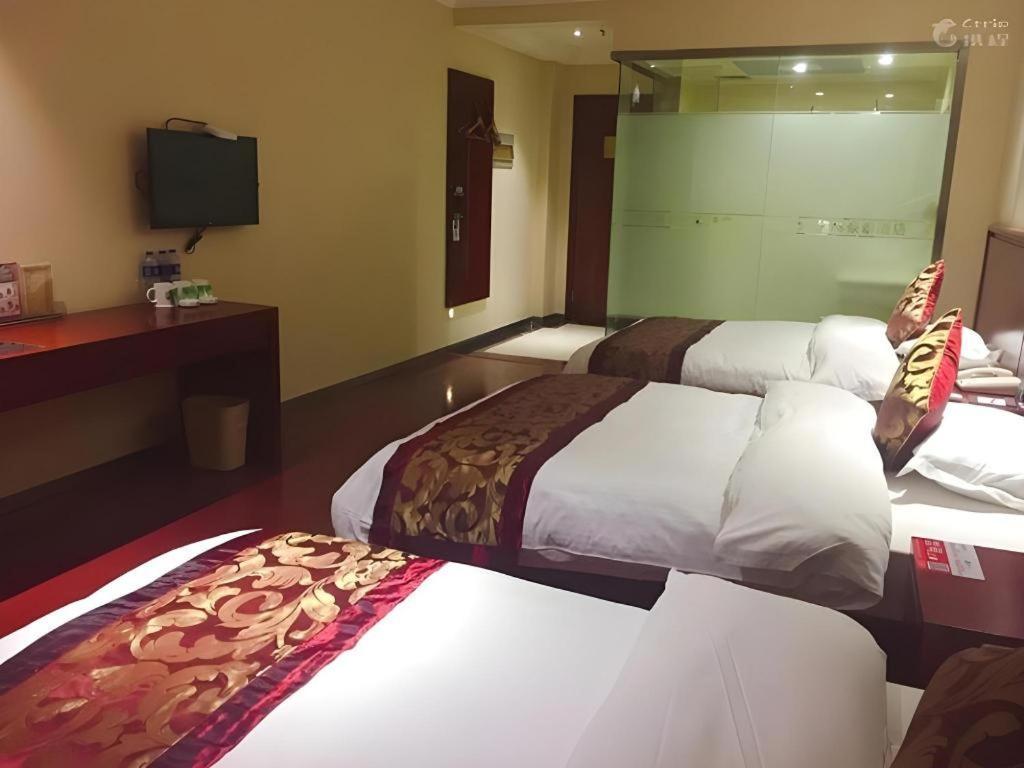 Greentree Inn Jiangsu Nantong Qidong Bus Station Express Hotel Hexingzhen Extérieur photo