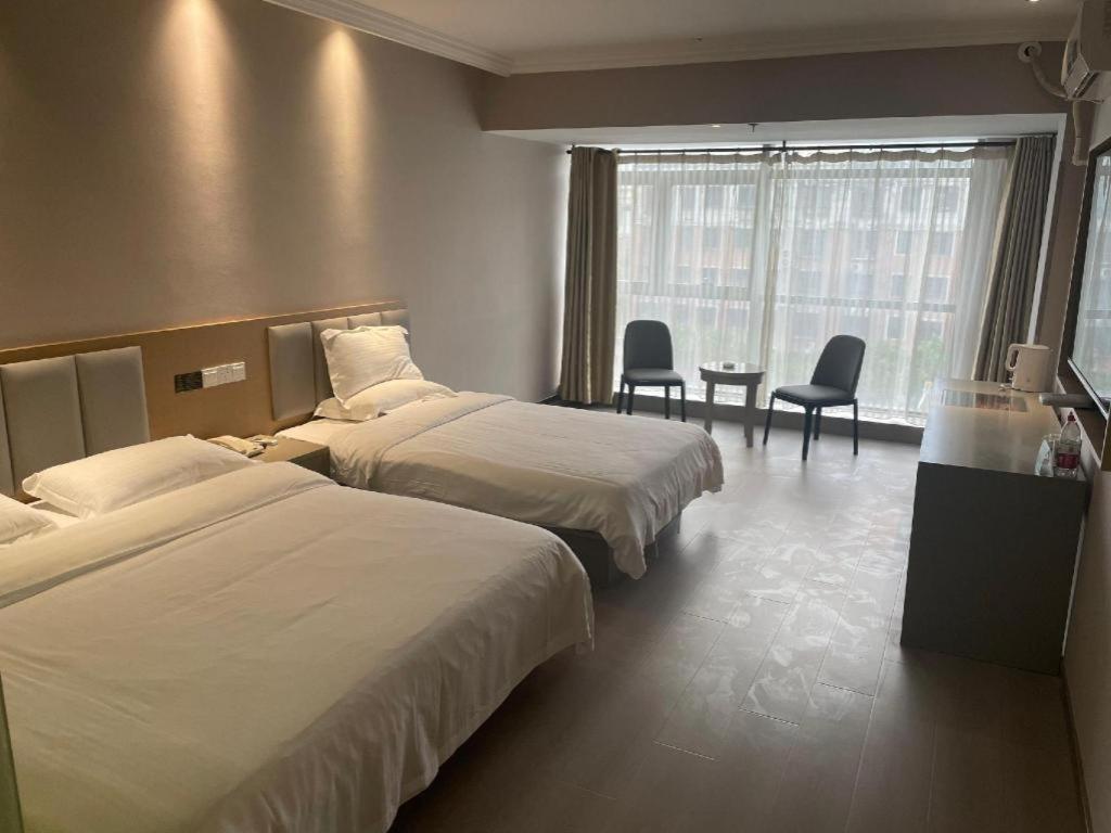 Greentree Inn Jiangsu Nantong Qidong Bus Station Express Hotel Hexingzhen Extérieur photo